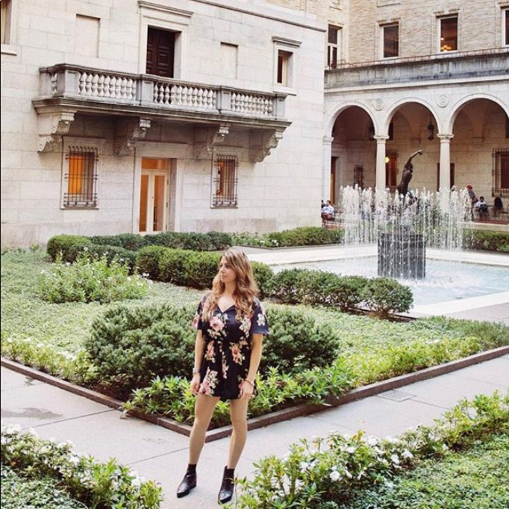 Band of Gypsies Floral Romper